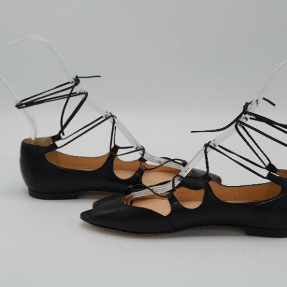 Gabriella Leather Flat Lace-up Shoes - image 6