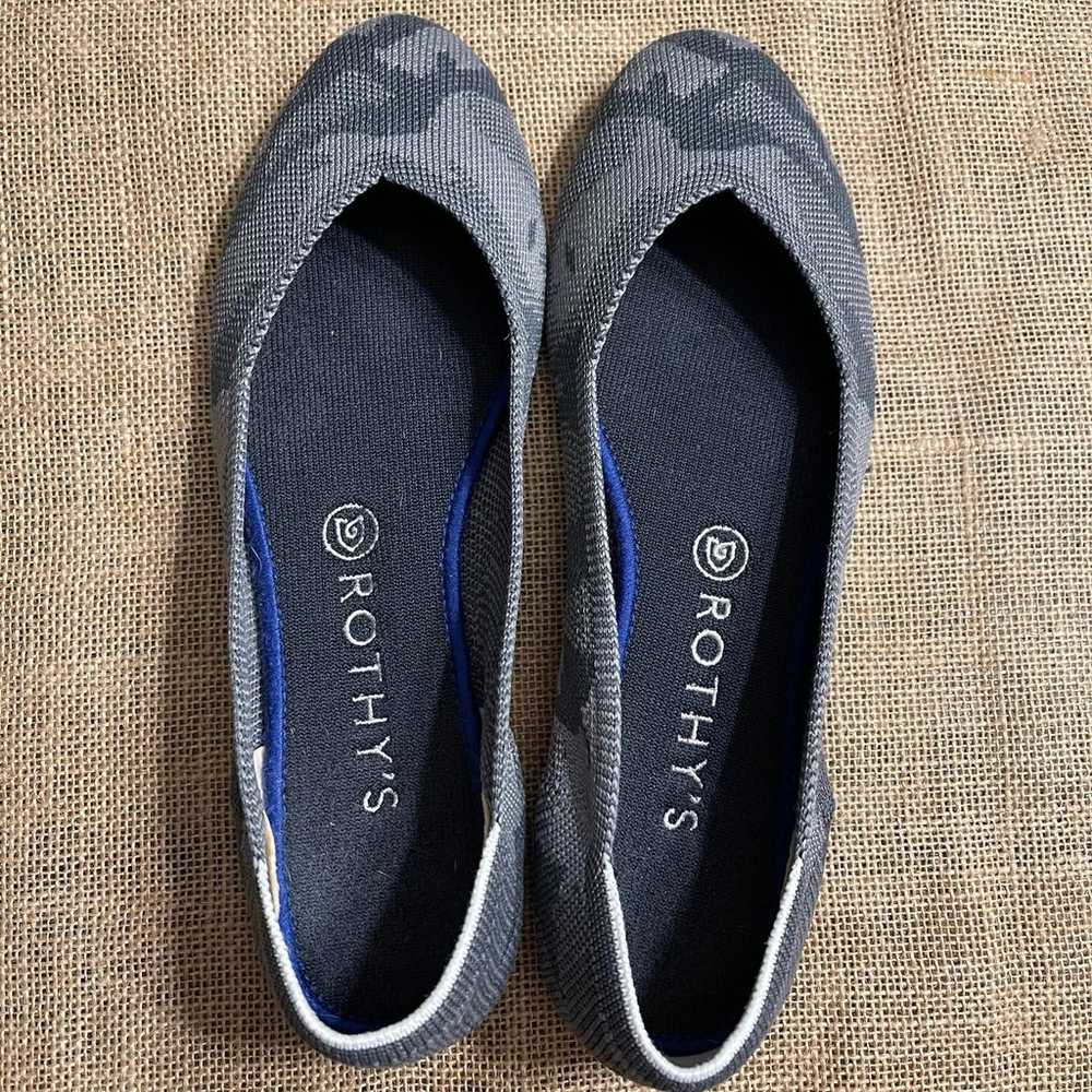 Rothy’s Grey Camo Flats. Size 10 - image 6