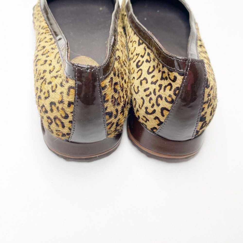 Womens Cole Haan Leopard Print Calf Hair Flats Ni… - image 4