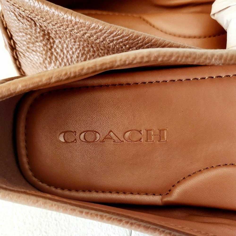 Coach Crosby Driver Leather Flats - image 11