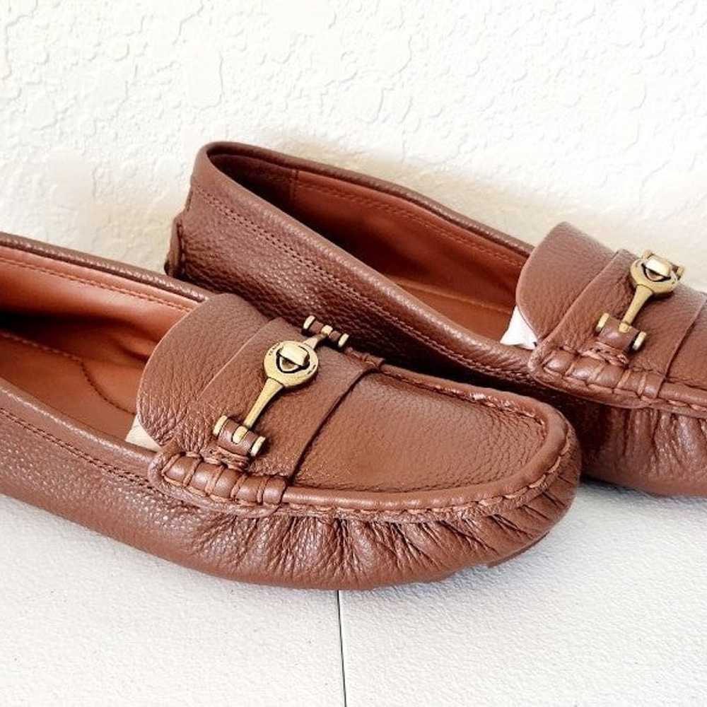 Coach Crosby Driver Leather Flats - image 2