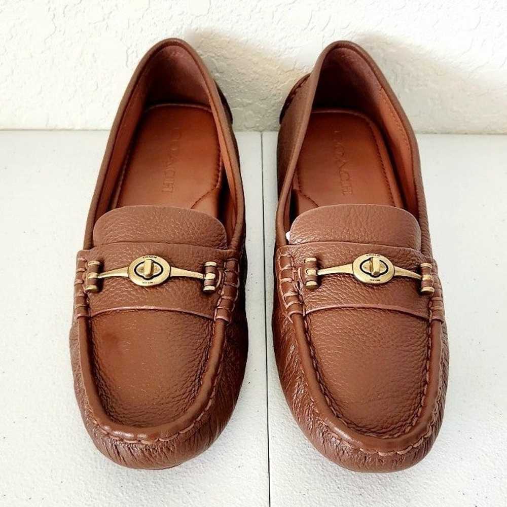 Coach Crosby Driver Leather Flats - image 4