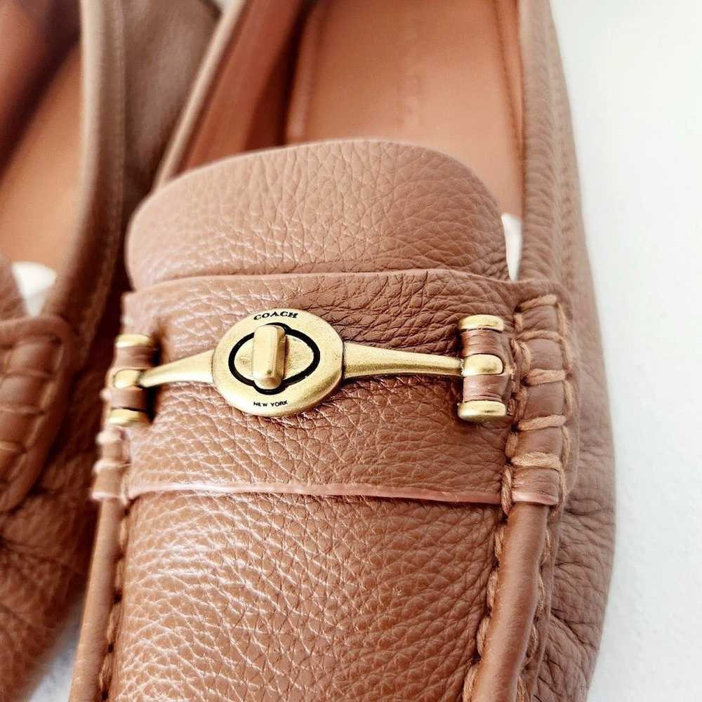 Coach Crosby Driver Leather Flats - image 5