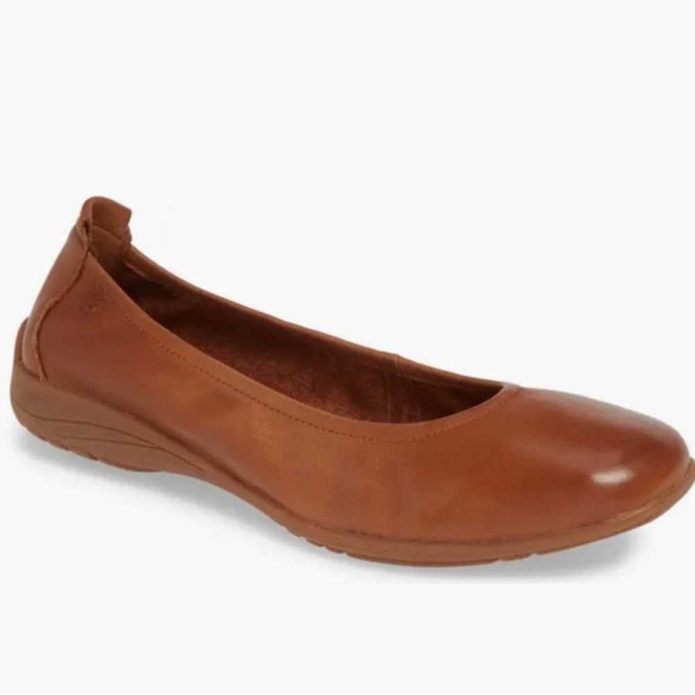 Josef Seibel Fenja 01 Leather Ballerina Slip-Ons - image 1