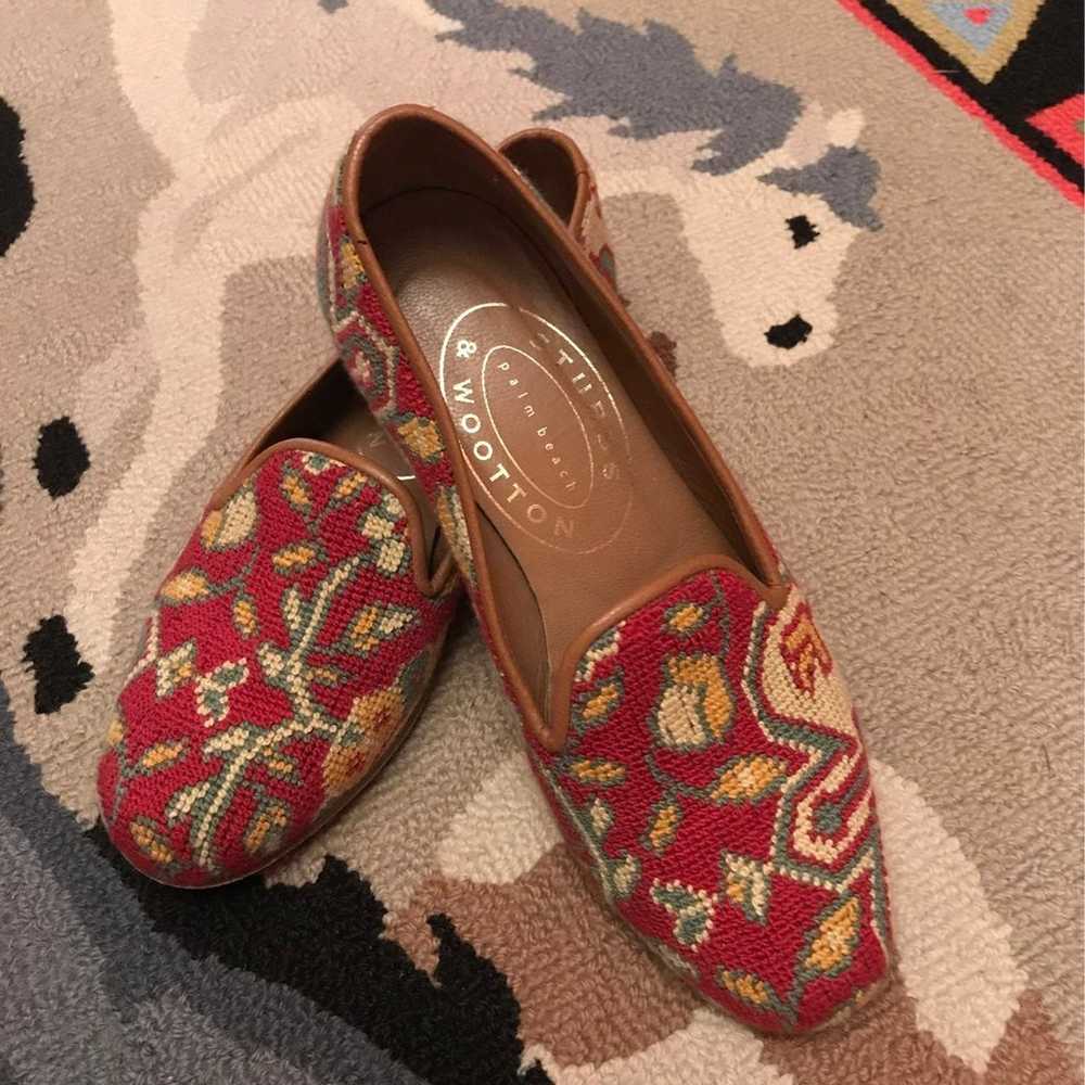 Stubbs & Wootton Needlepoint Flats EUC 6 - image 1