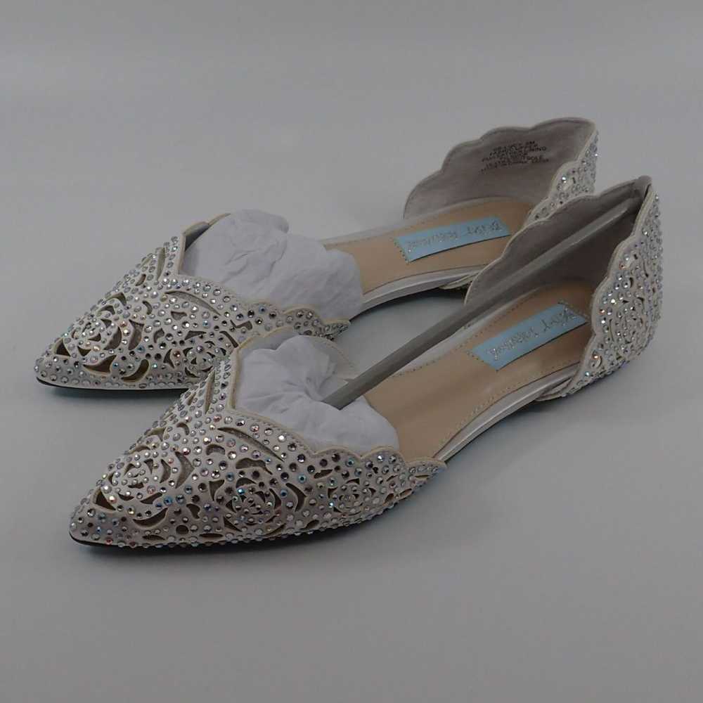 Betsey Johnson Sparkle Flat Shoes 6 - image 1