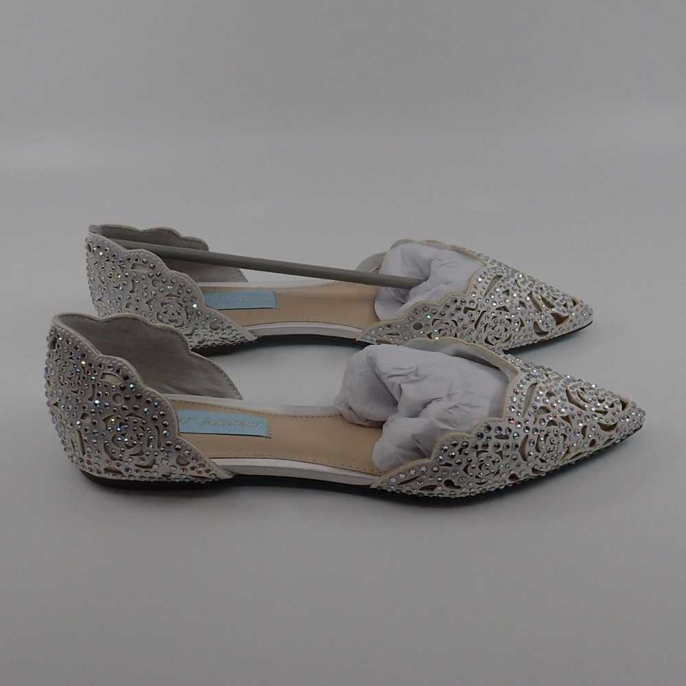 Betsey Johnson Sparkle Flat Shoes 6 - image 4