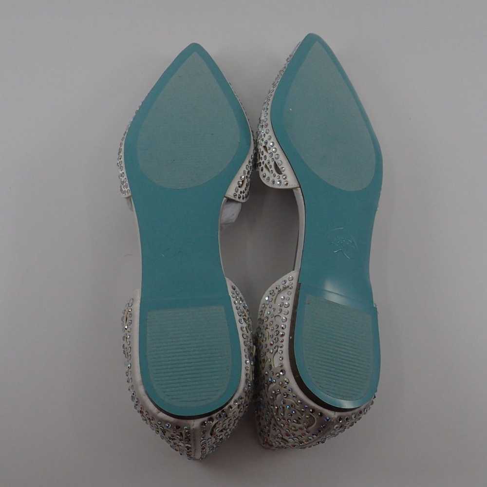 Betsey Johnson Sparkle Flat Shoes 6 - image 5