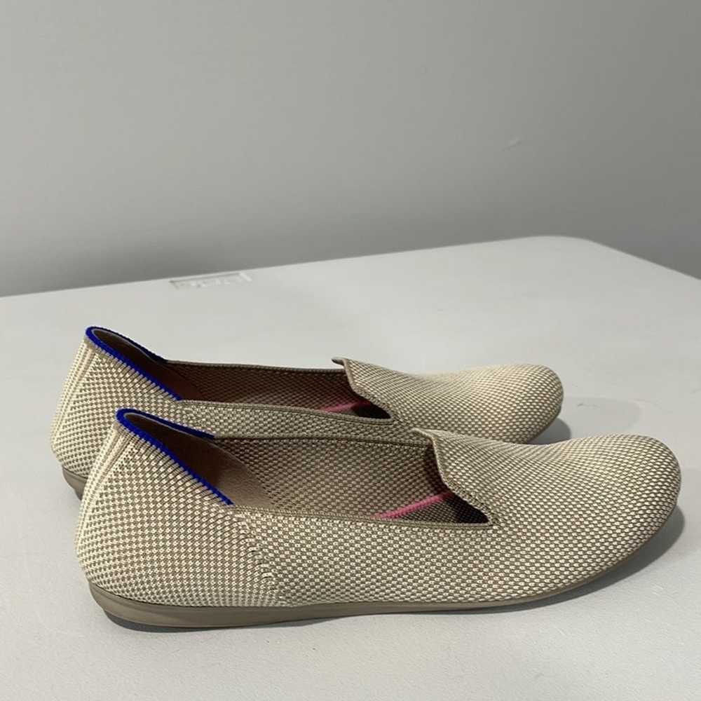 Rothy’s size 7.5 ecru almond round toe loafers - image 5