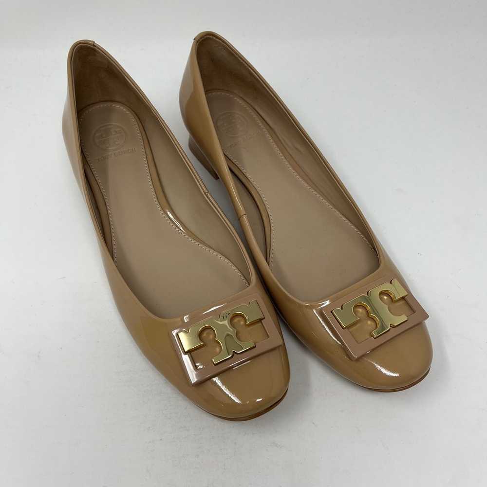 Tory Burch leather low heel size 8 - image 1