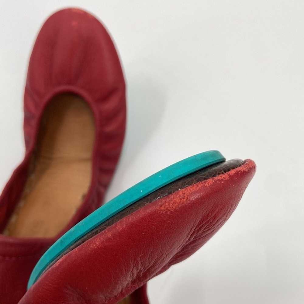 Tieks cardinal red leather ballet flats - image 7