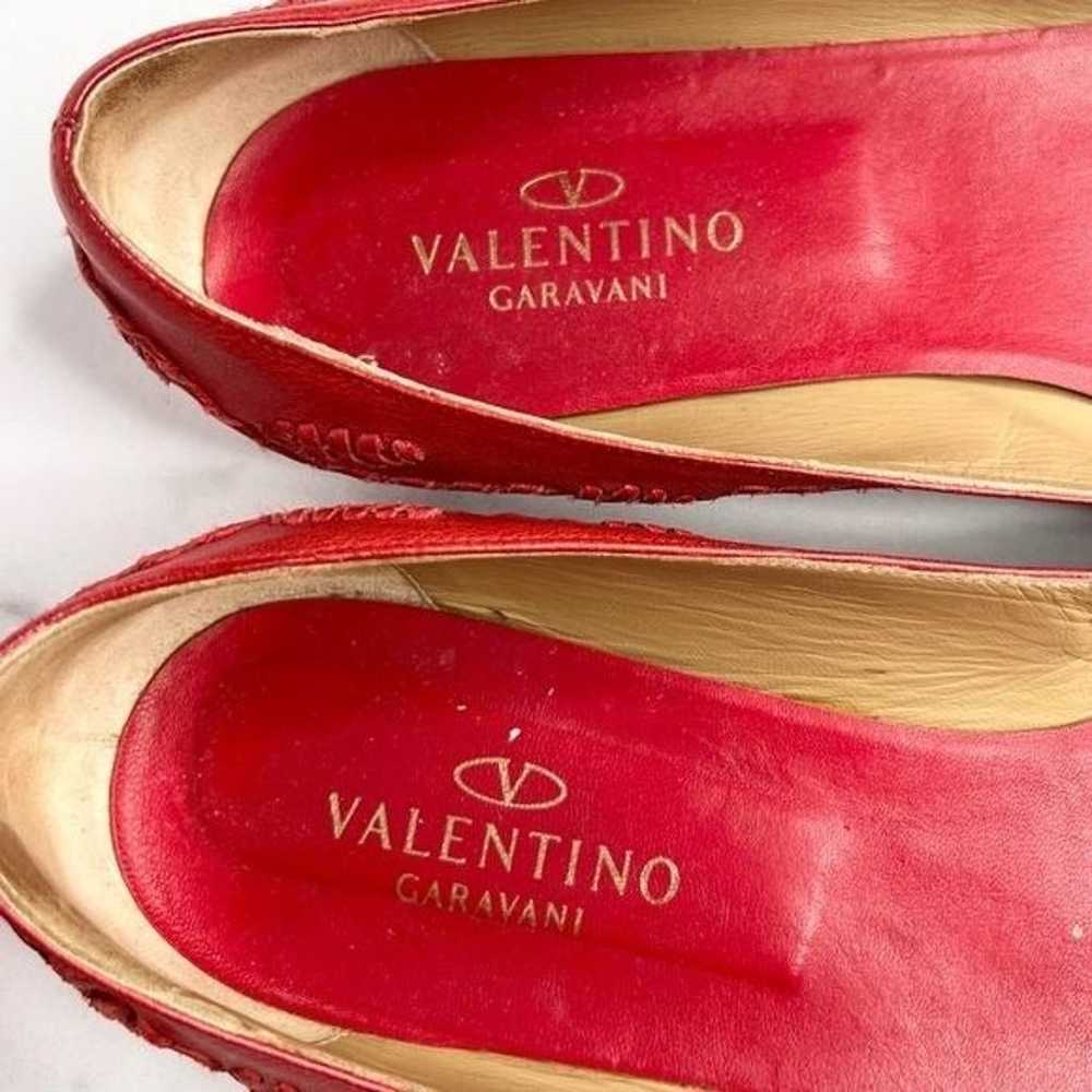 Vintage VALENTINO Peep Toe Flats - image 11