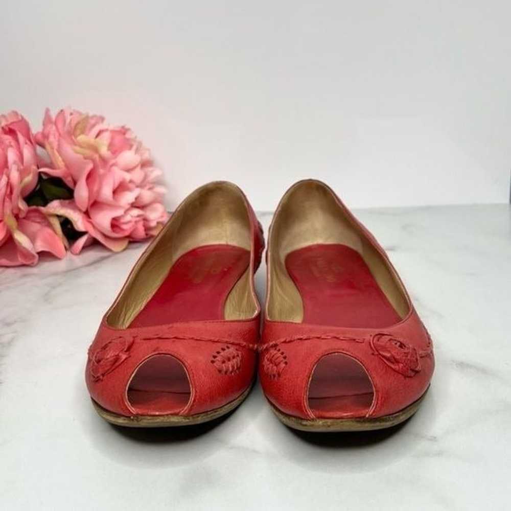 Vintage VALENTINO Peep Toe Flats - image 4