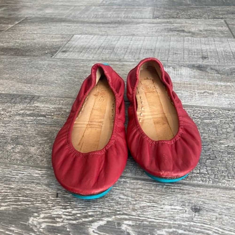 Tieks Ballet Flats - Cardinal Red size 7 - image 2