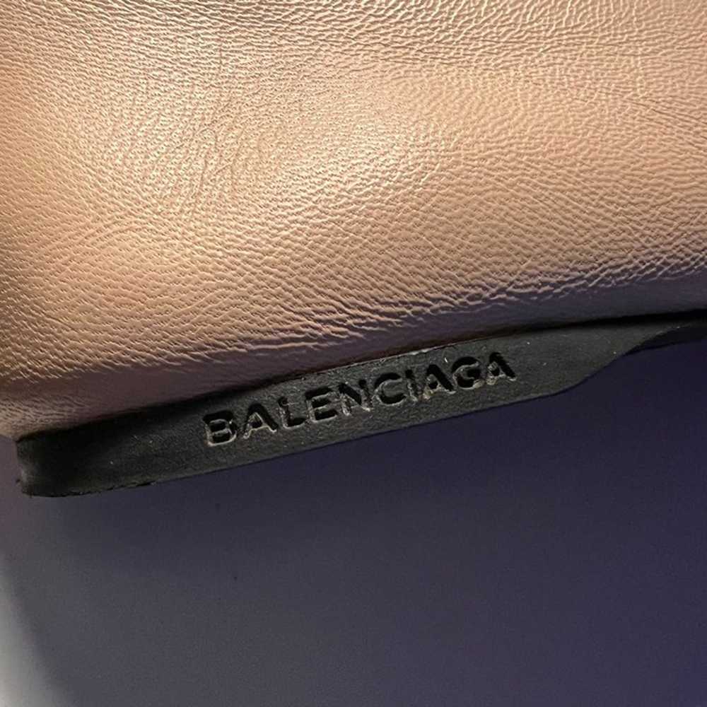 Balenciaga Leather Ballet Flat Studded size 38 US… - image 7