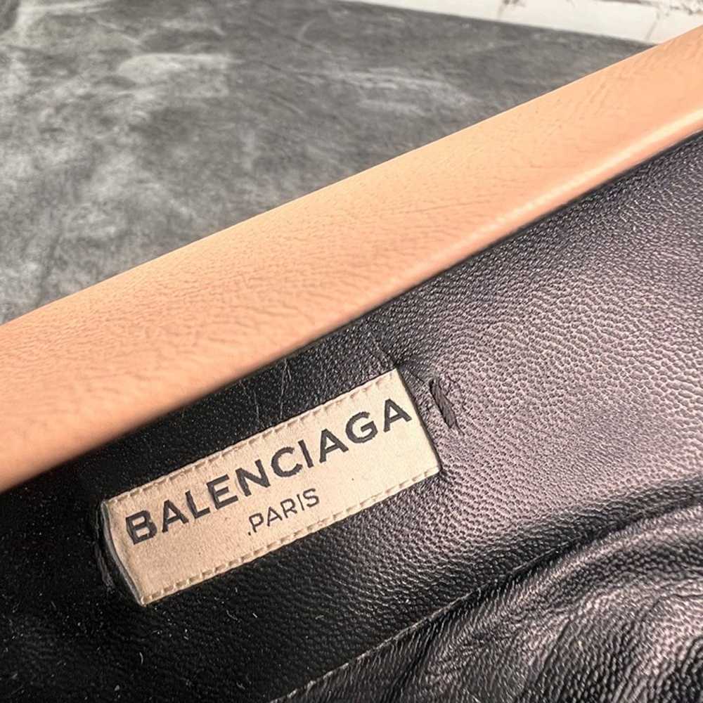 Balenciaga Leather Ballet Flat Studded size 38 US… - image 8