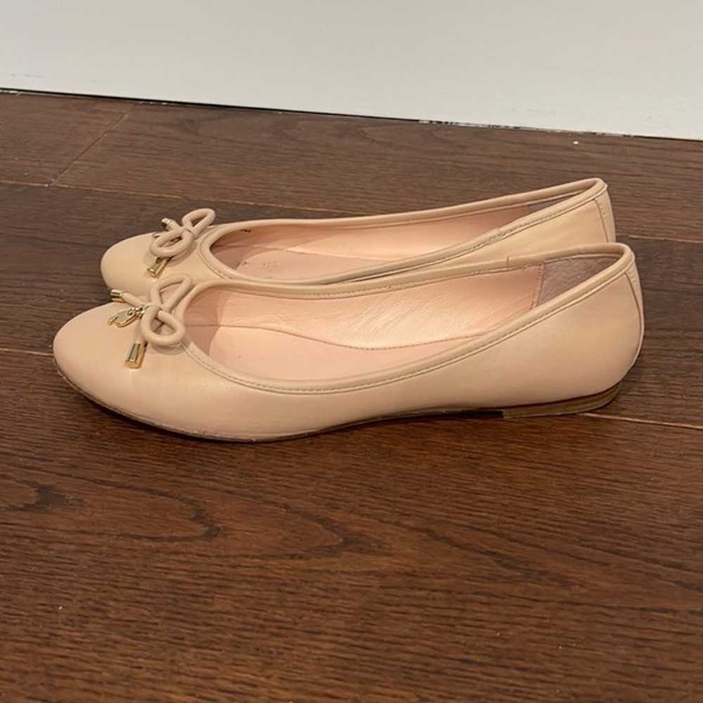 Kate Spade Tan/Baby Pink Ballet Flats Size 8 - image 3