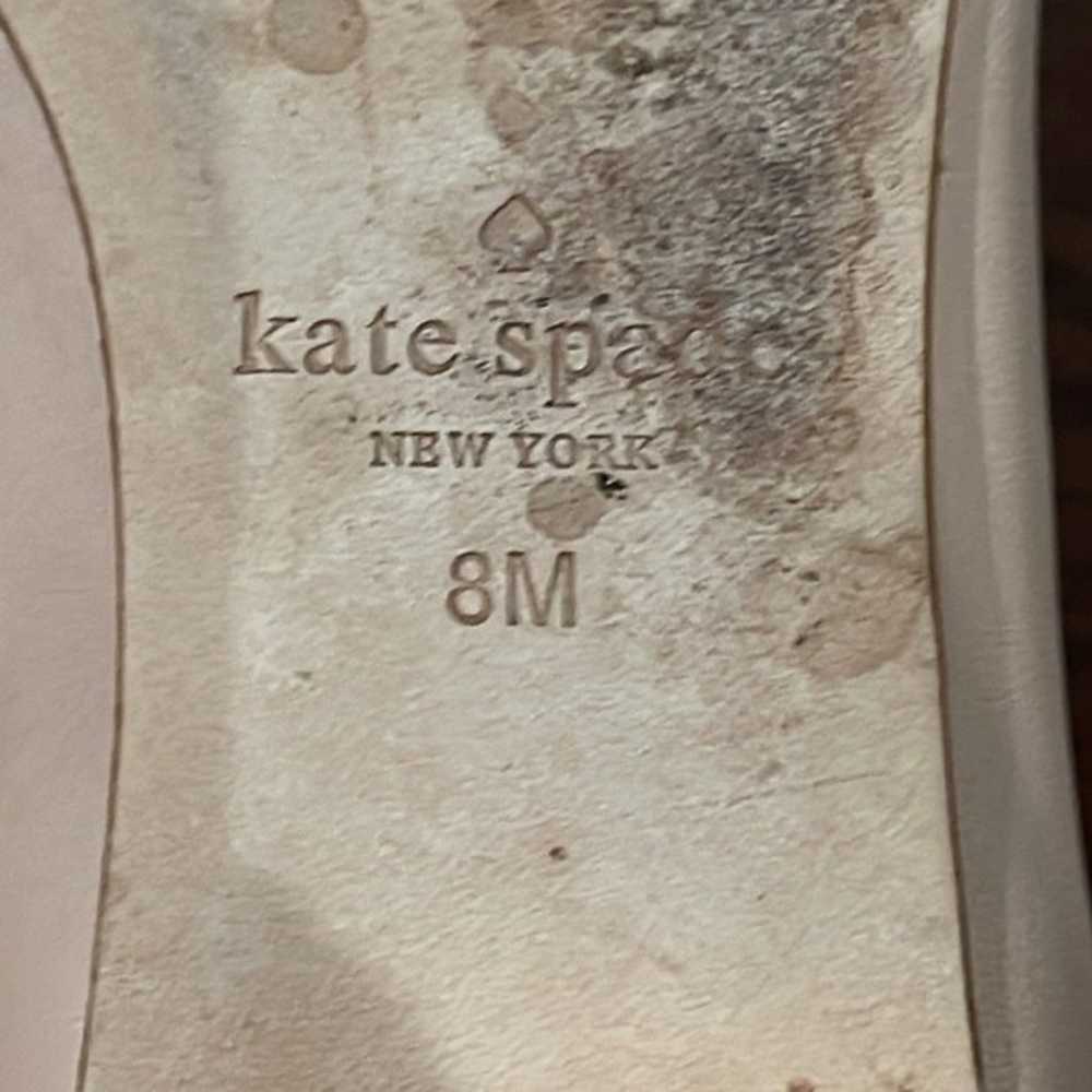 Kate Spade Tan/Baby Pink Ballet Flats Size 8 - image 6