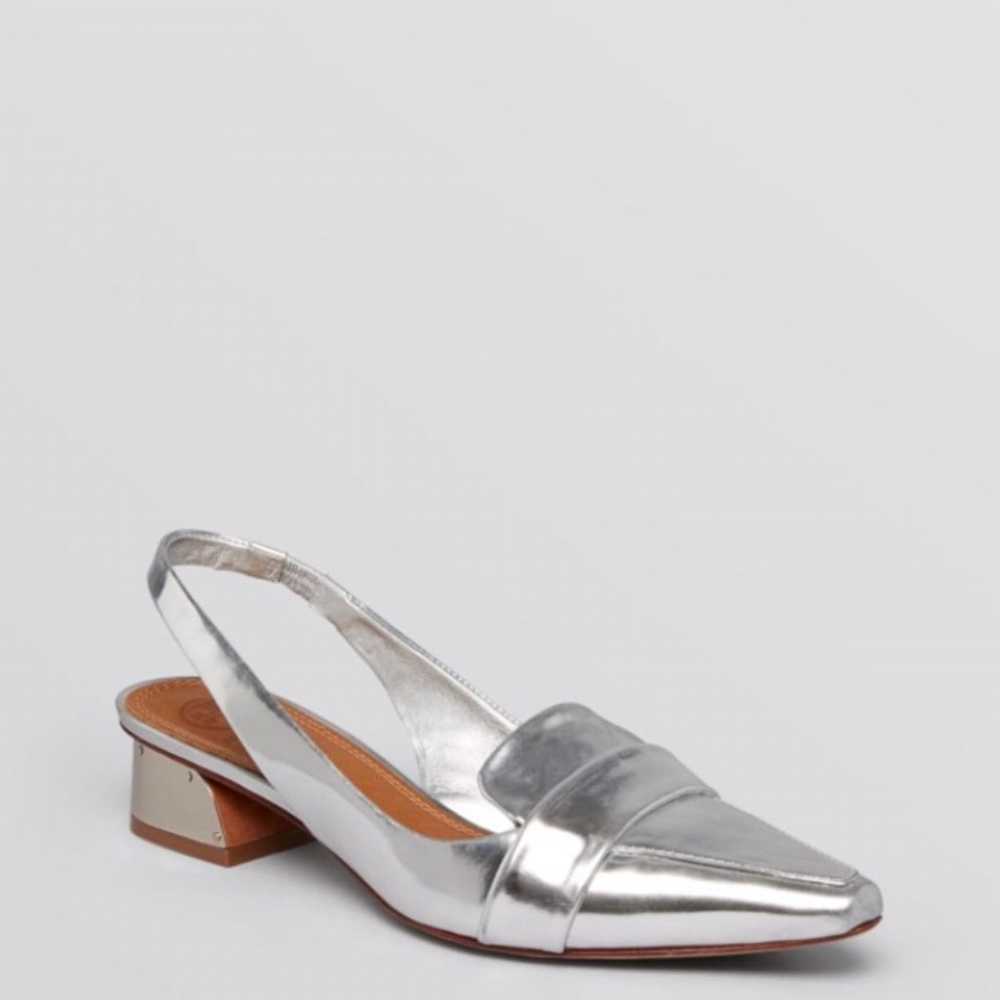 Tory Burch Sadie Metallic Slingback 5M - image 1