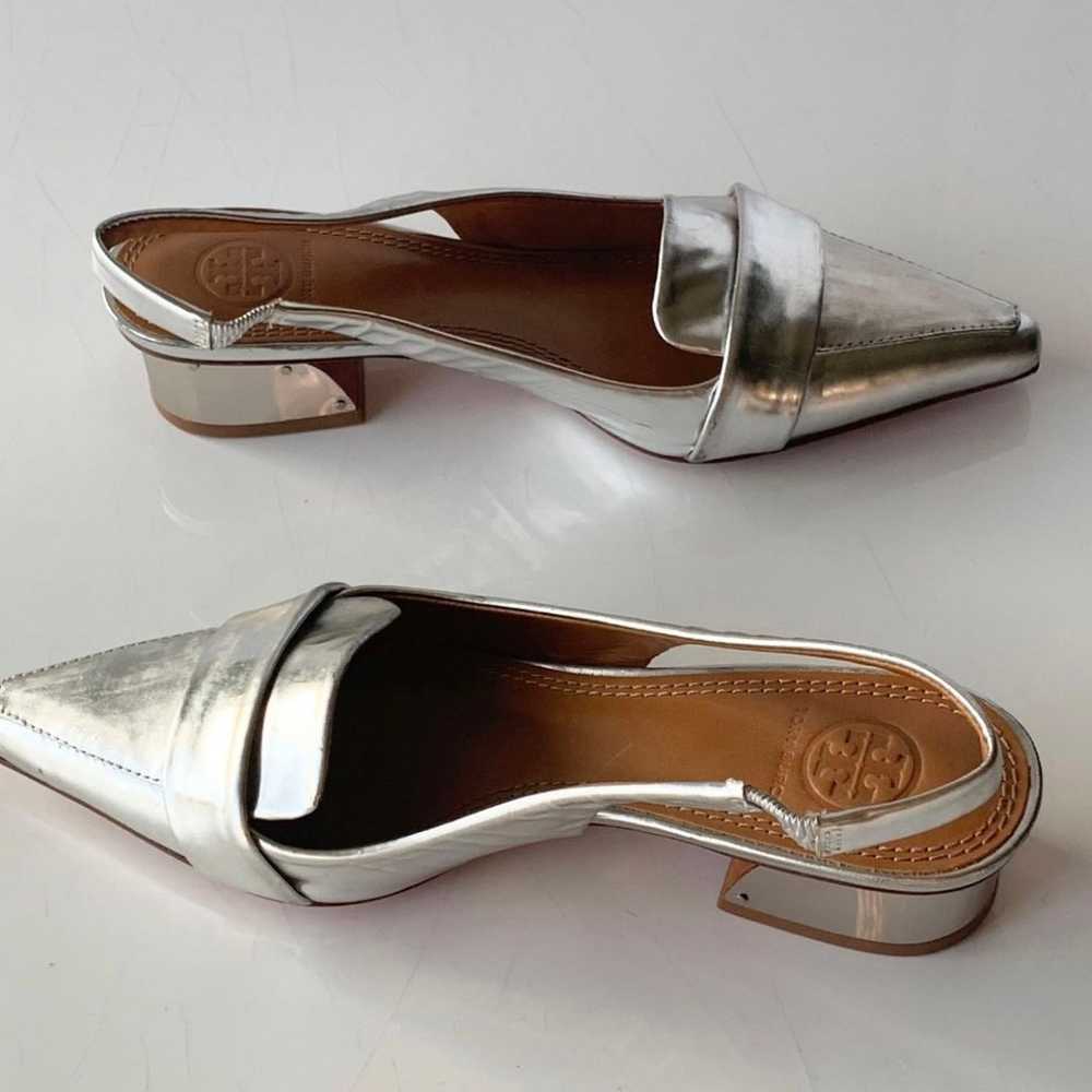 Tory Burch Sadie Metallic Slingback 5M - image 3