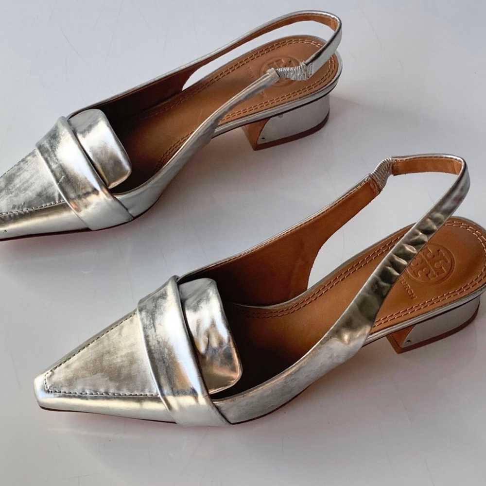 Tory Burch Sadie Metallic Slingback 5M - image 6