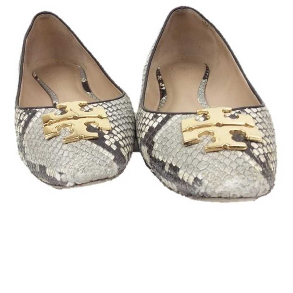 Tory Burch Raleigh Ballet Gold/Snakeskin - image 6