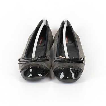 Prada Two Tone Leather Ballet Flats Size 5.5 - image 1