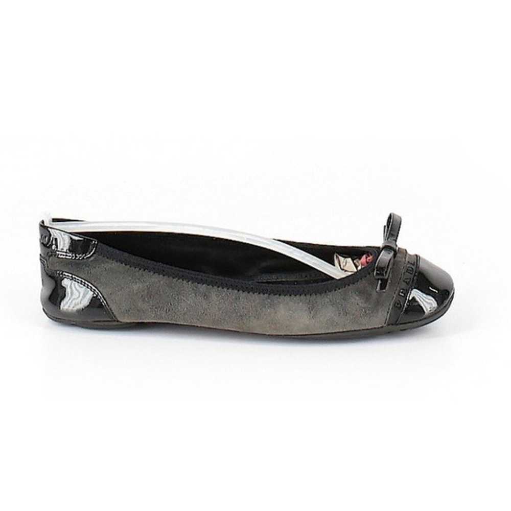 Prada Two Tone Leather Ballet Flats Size 5.5 - image 2