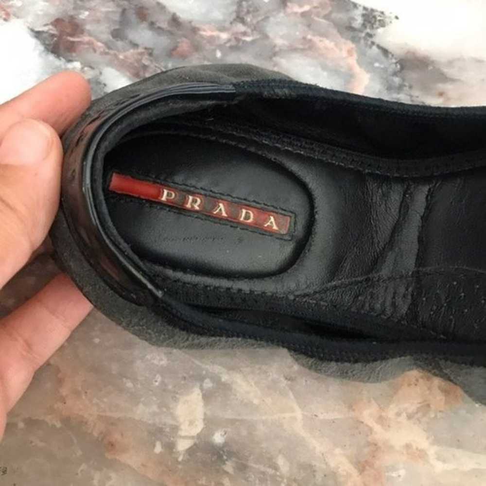 Prada Two Tone Leather Ballet Flats Size 5.5 - image 6