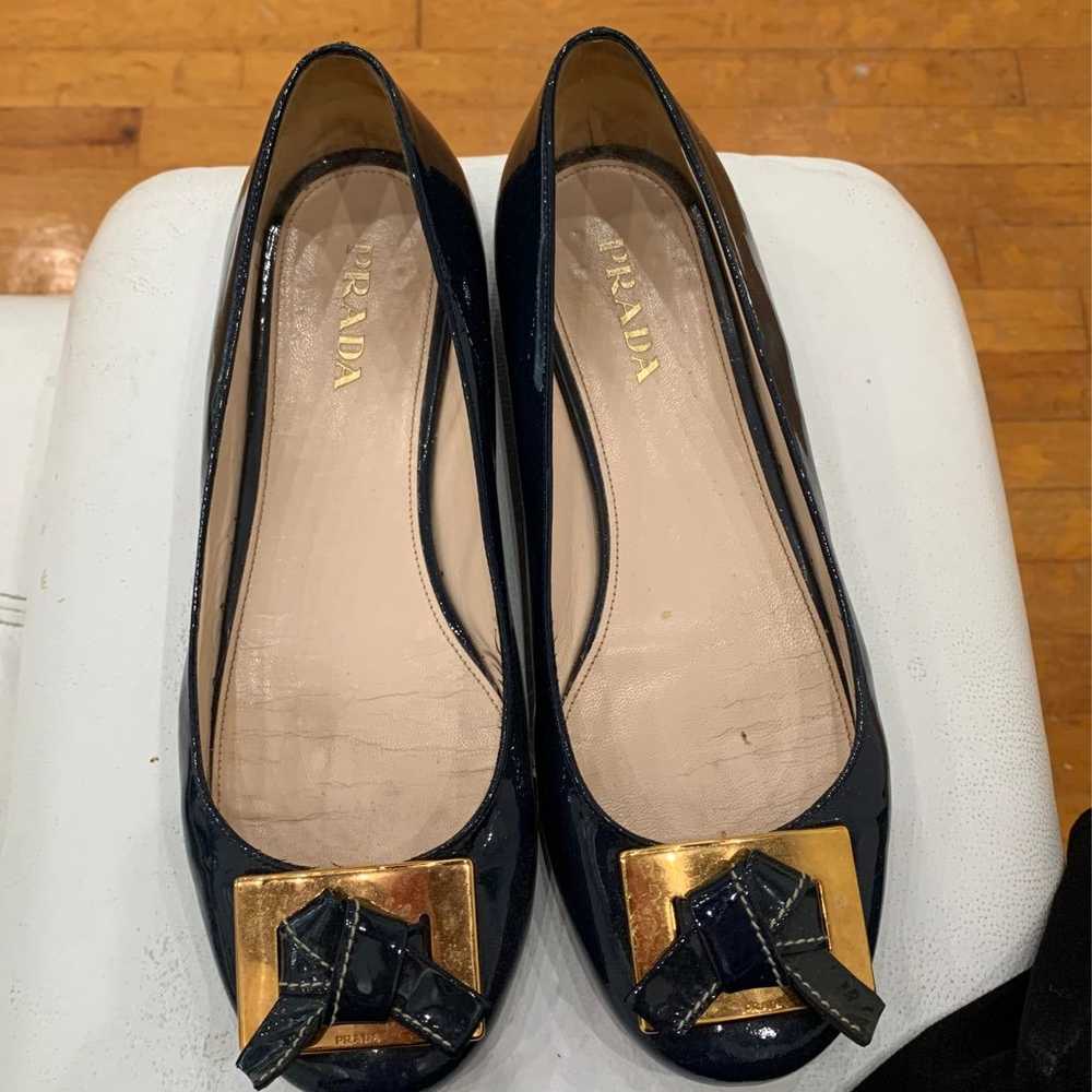 Authentic prada flats - image 1