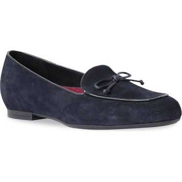 Munro Rossa Flat Navy Suede Women’s Size 6.5