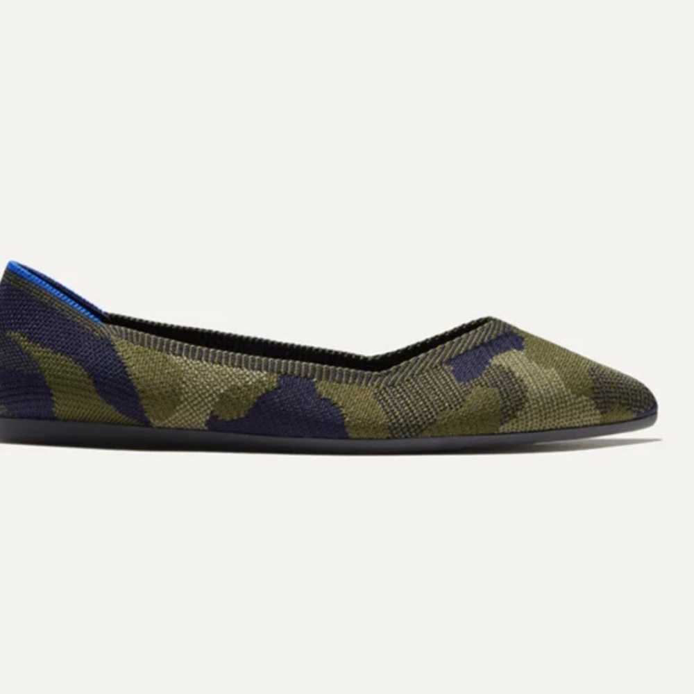Rothy's The Point Green Camo Flats - image 6