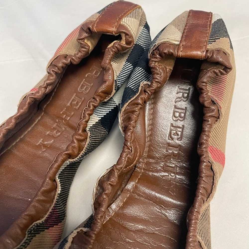 Burberry Leather/Canvas Nova Check Multi-Buckle B… - image 3