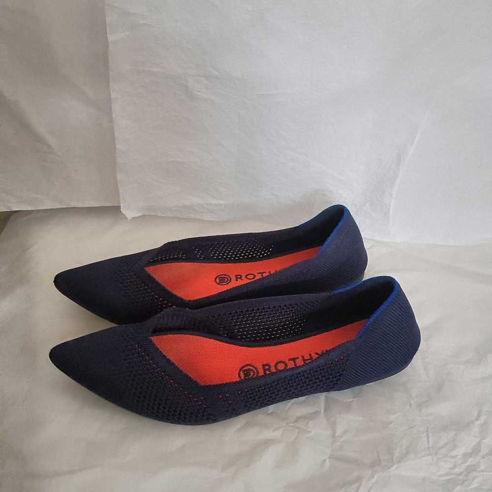 rothys flats mattice Rare flat blue size 9 - image 5