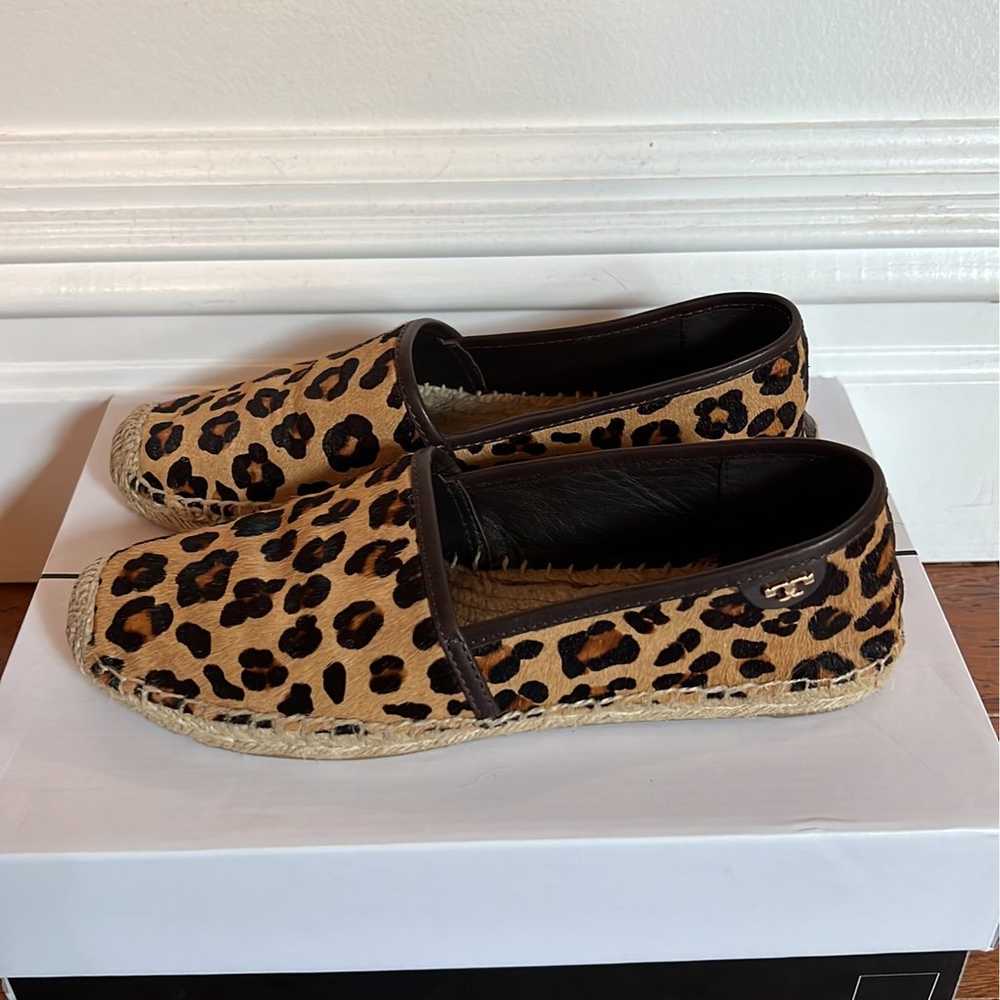 Tory Burch Leopard Print Espadrille Flats - image 2