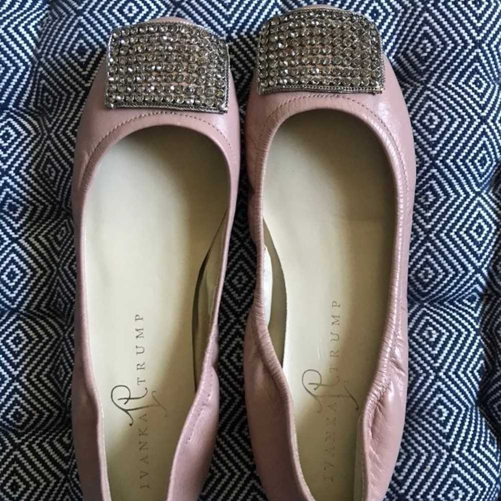 Ivanka Trump Ballerina flats pink shoes - image 11