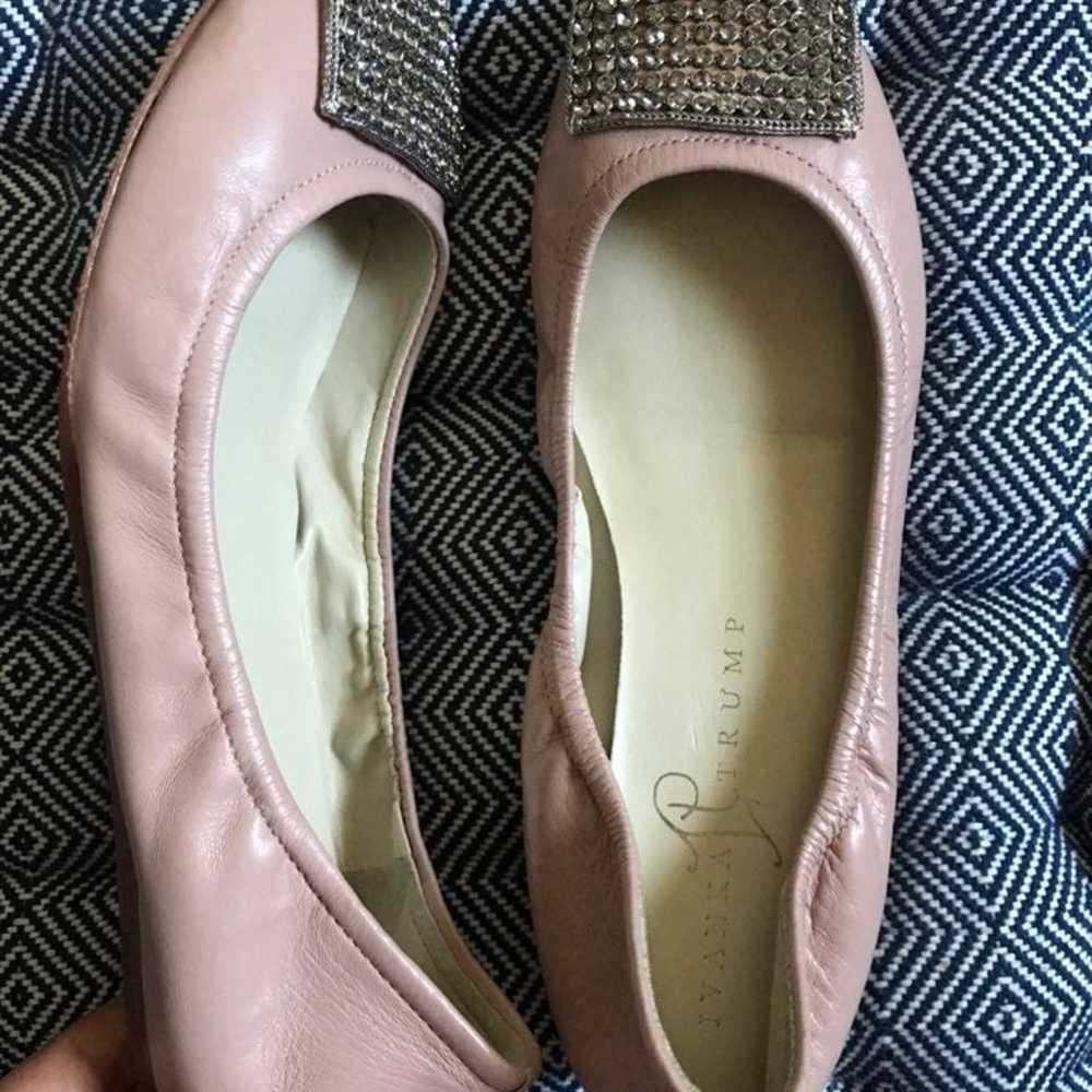 Ivanka Trump Ballerina flats pink shoes - image 4