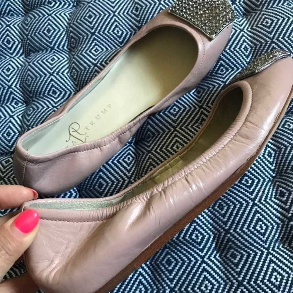 Ivanka Trump Ballerina flats pink shoes - image 5