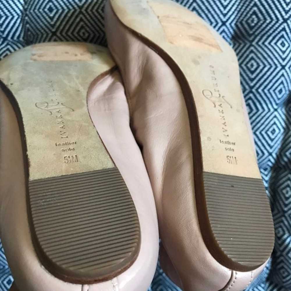 Ivanka Trump Ballerina flats pink shoes - image 8