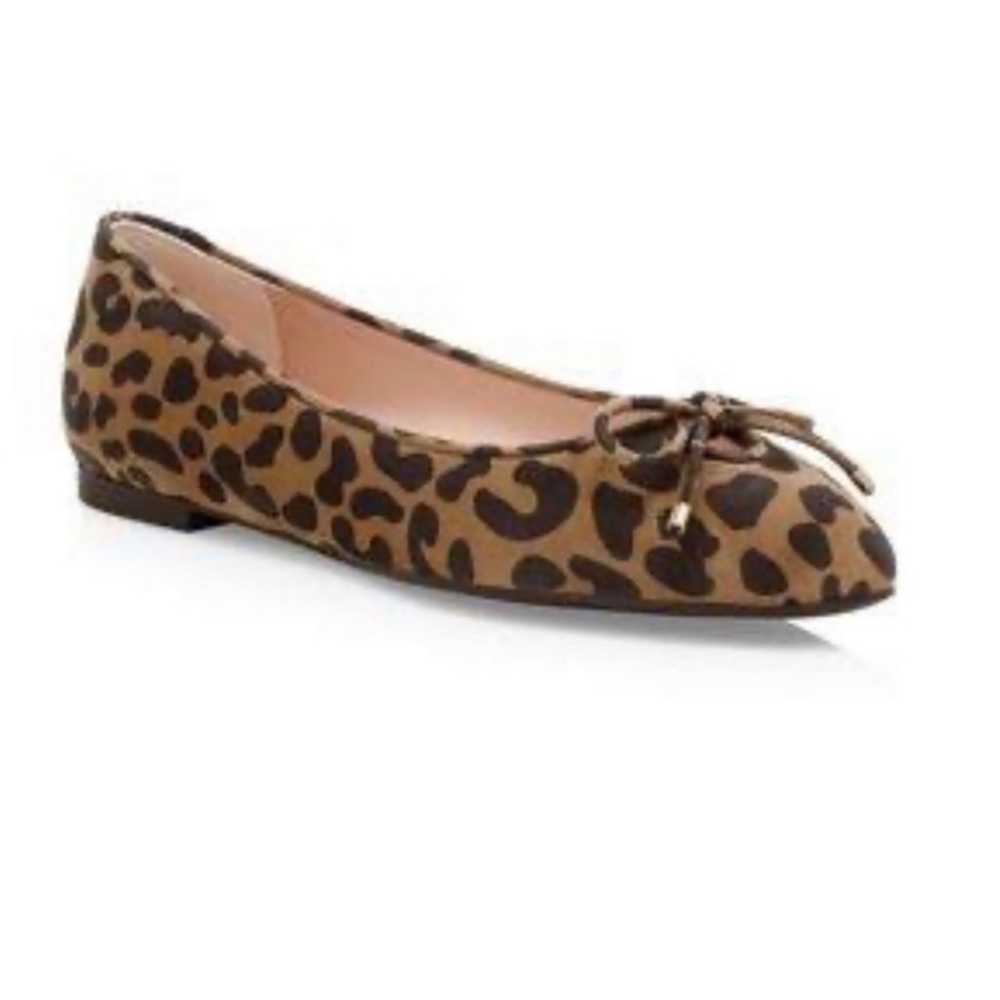 Stuart Weitzman Gabby Cheetah Print Bow Leather B… - image 2