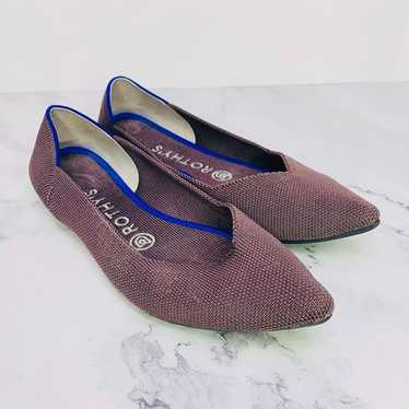 Rothy’s Women’s The Point Classic Dusty Purple Flats Retired Color store