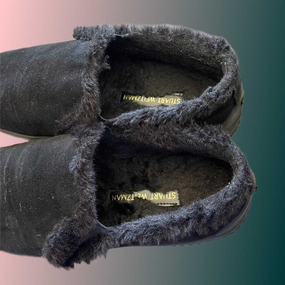Stuart weitzman Suede Fur Loafer Sneakers - image 2
