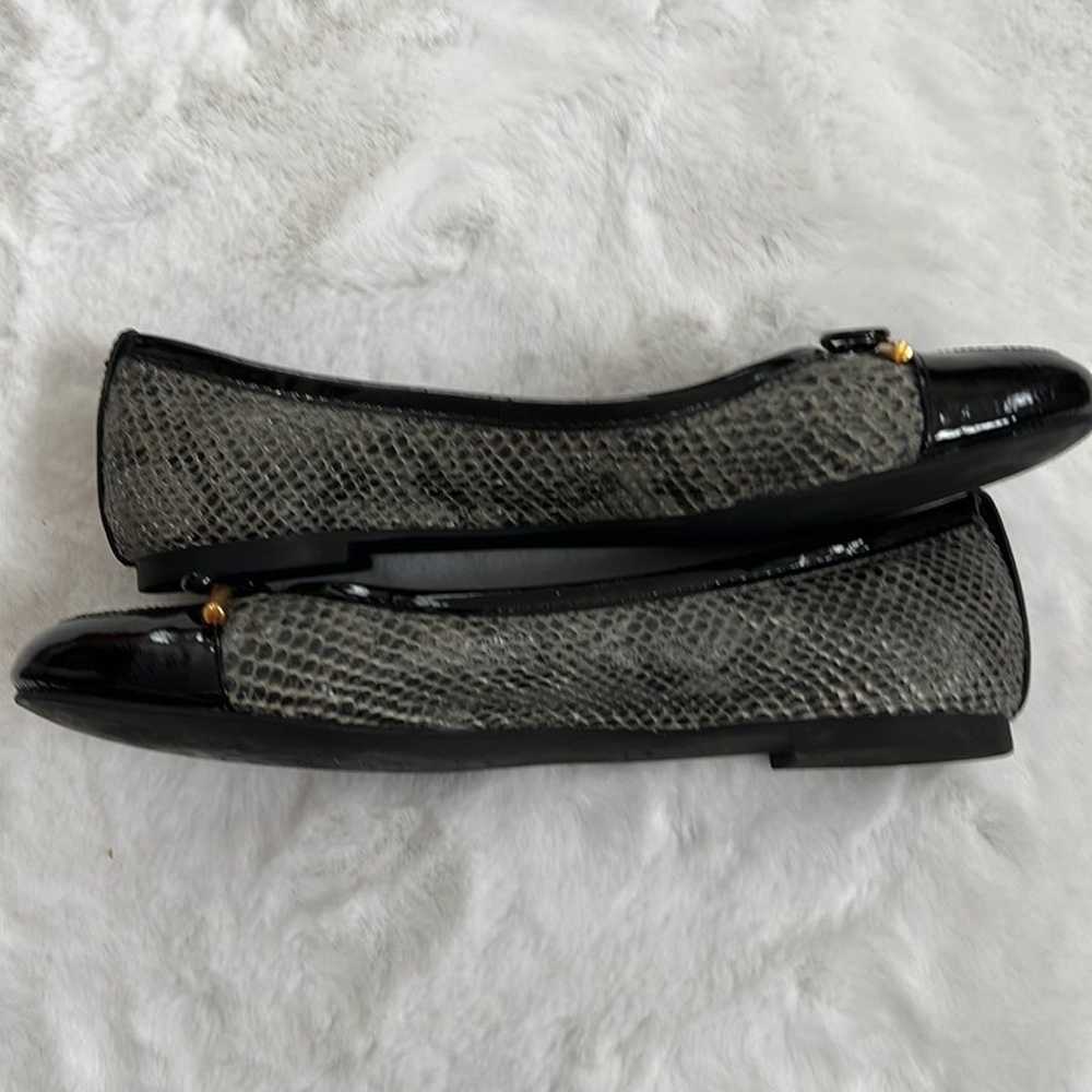 Tory Burch Snakeskin and Leather Flats - image 10