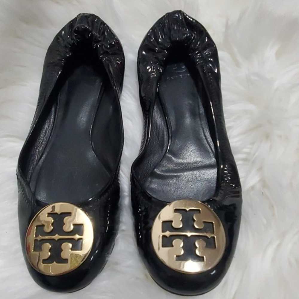 Tory burch patent leather flats - image 1