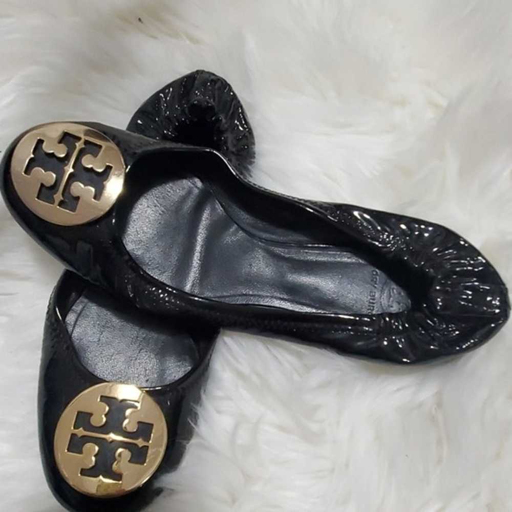 Tory burch patent leather flats - image 2