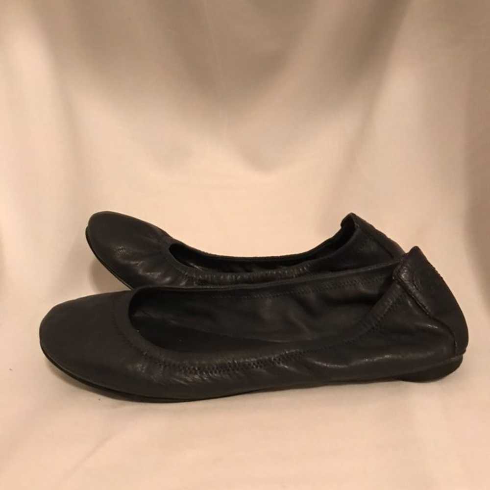 Tory Burch Eddie Black Leather Flats - image 4