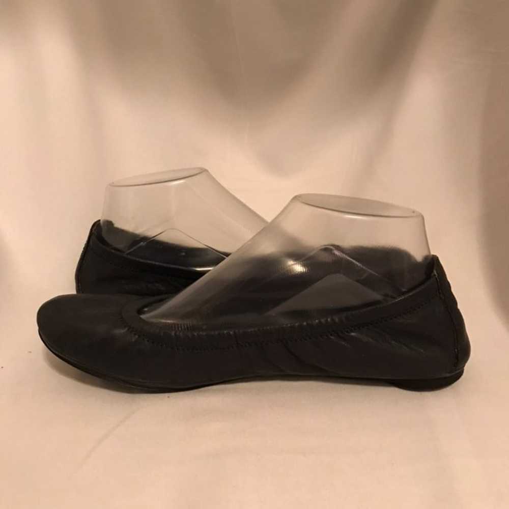 Tory Burch Eddie Black Leather Flats - image 7