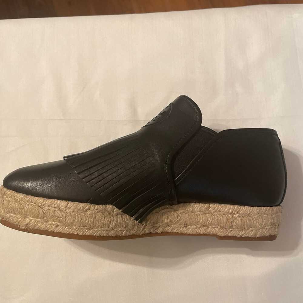 Tory Burch Fringe Leather Espadrille Shoes - image 3