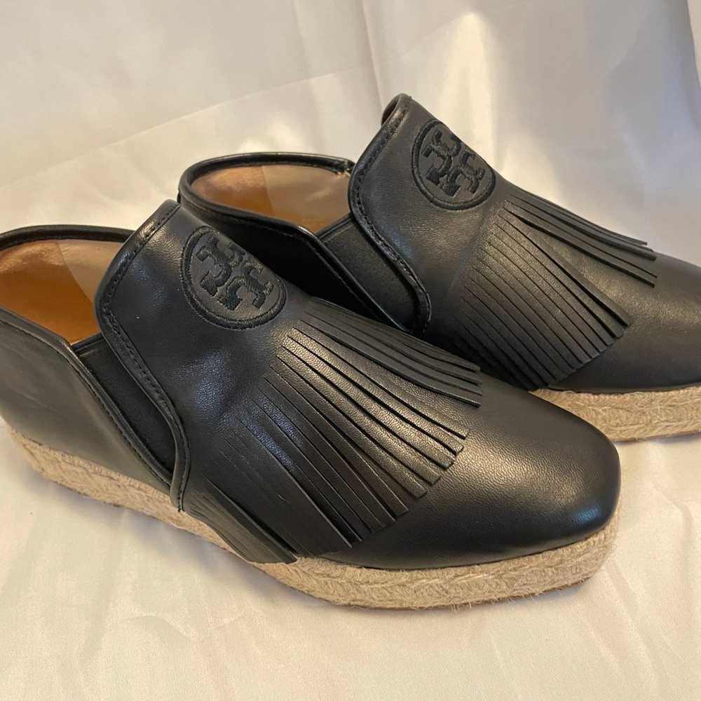 Tory Burch Fringe Leather Espadrille Shoes - image 4