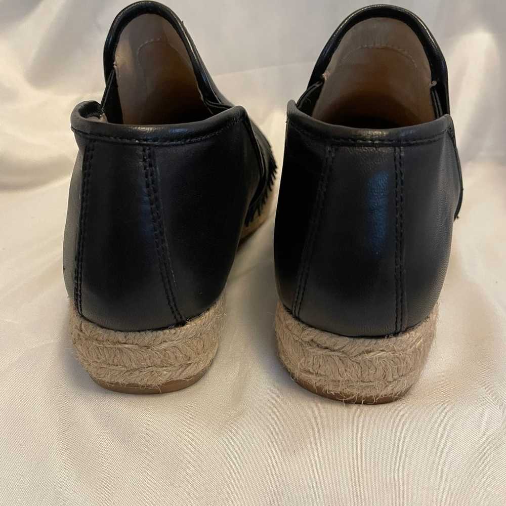 Tory Burch Fringe Leather Espadrille Shoes - image 5